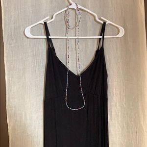 OLD NAVY Petite length black maxi dress